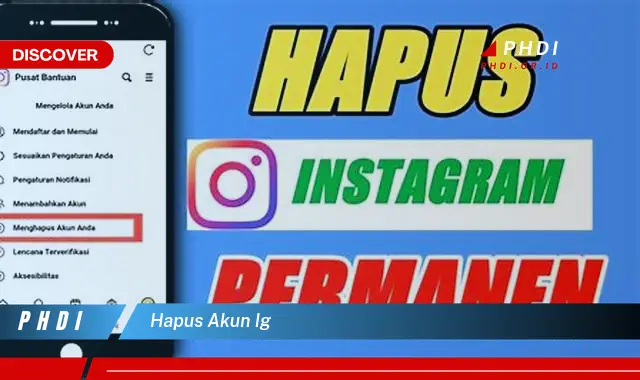 hapus akun ig