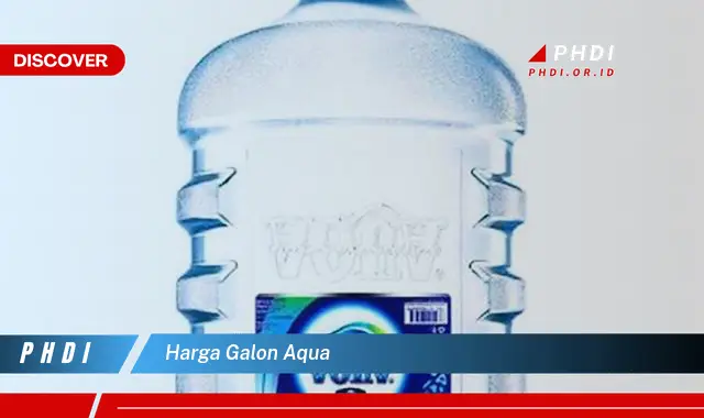 harga galon aqua