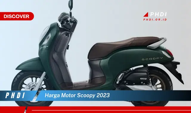 harga motor scoopy 2023