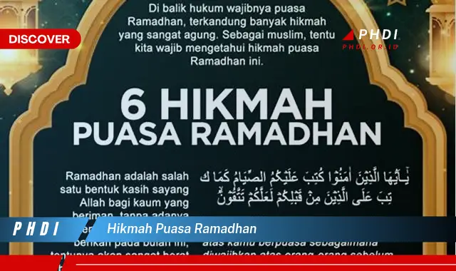 hikmah puasa ramadhan