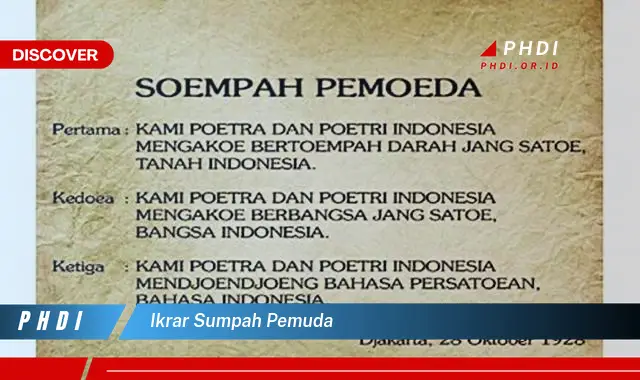 ikrar sumpah pemuda