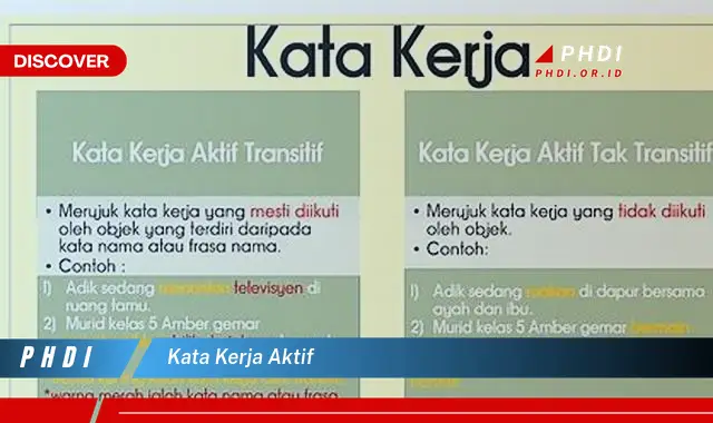 kata kerja aktif