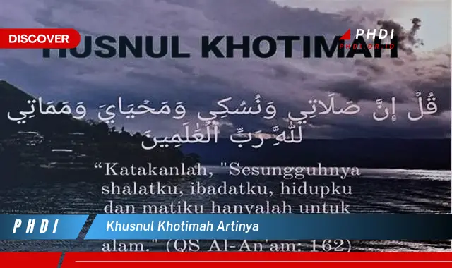 khusnul khotimah artinya