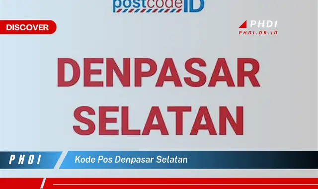 kode pos denpasar selatan