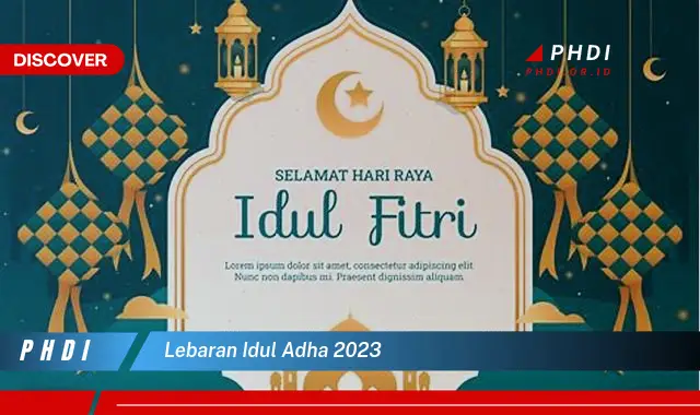 lebaran idul adha 2023