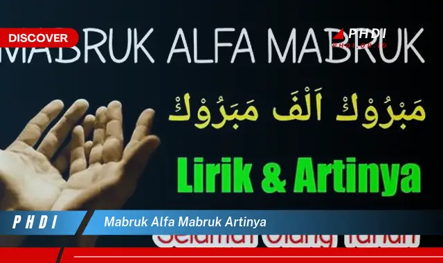 mabruk alfa mabruk artinya