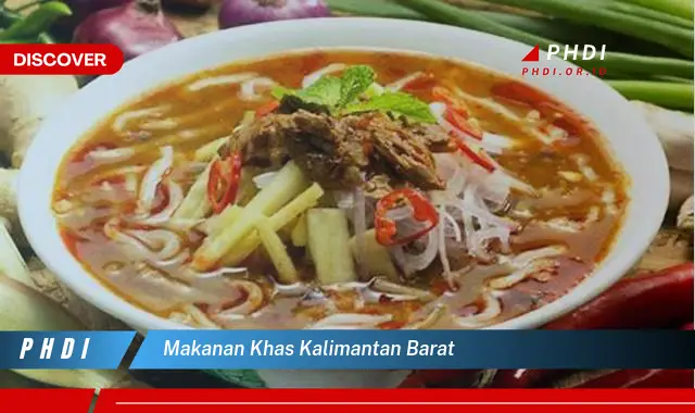 makanan khas kalimantan barat