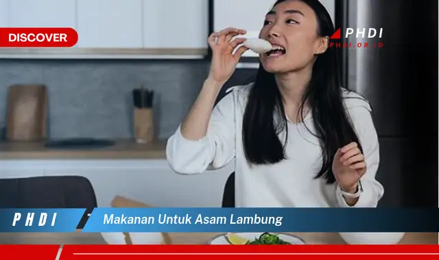 makanan untuk asam lambung