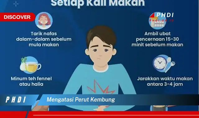 mengatasi perut kembung