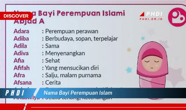 nama bayi perempuan islam