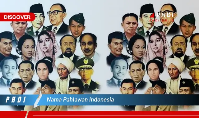 nama pahlawan indonesia