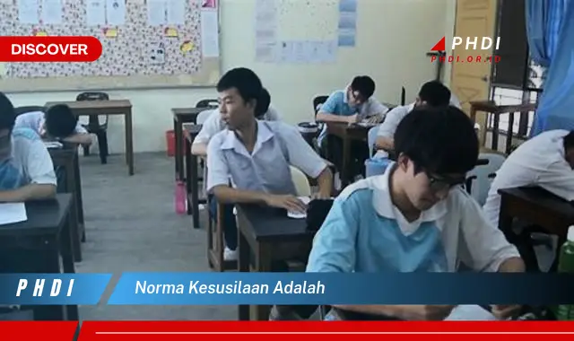 norma kesusilaan adalah