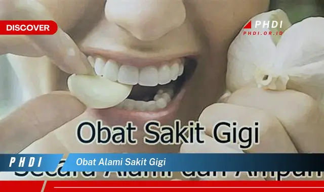 obat alami sakit gigi