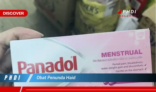 obat penunda haid