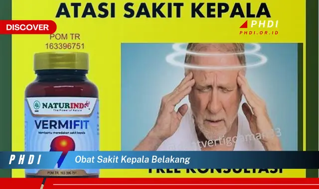 obat sakit kepala belakang