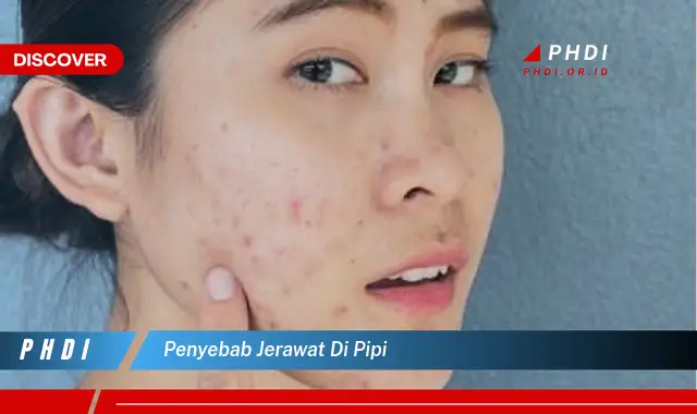 penyebab jerawat di pipi