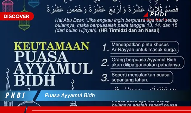 puasa ayyamul bidh