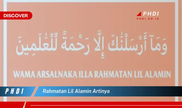 rahmatan lil alamin artinya