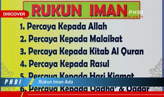 rukun iman ada