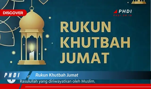 rukun khutbah jumat