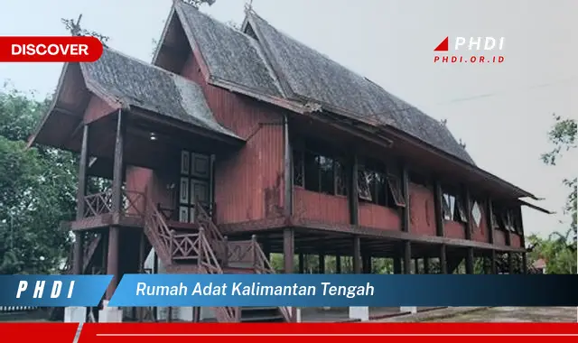 rumah adat kalimantan tengah