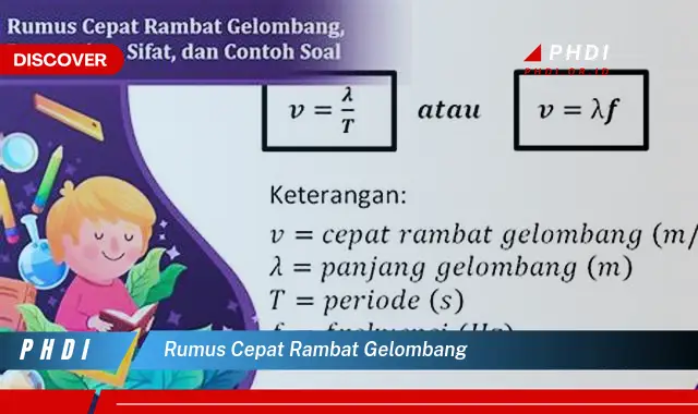 rumus cepat rambat gelombang