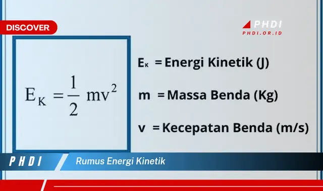 rumus energi kinetik