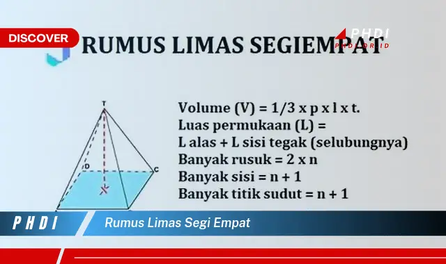 rumus limas segi empat