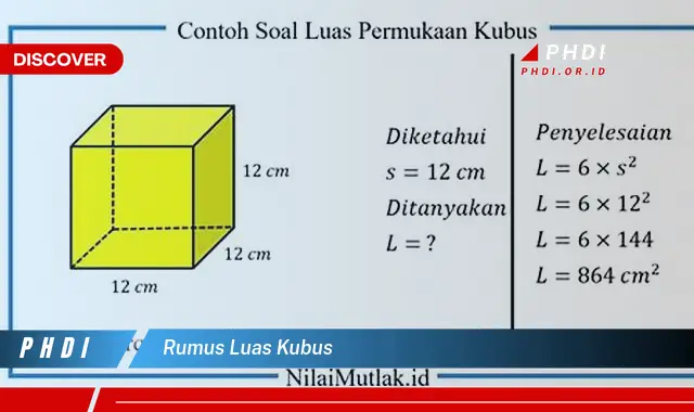 rumus luas kubus