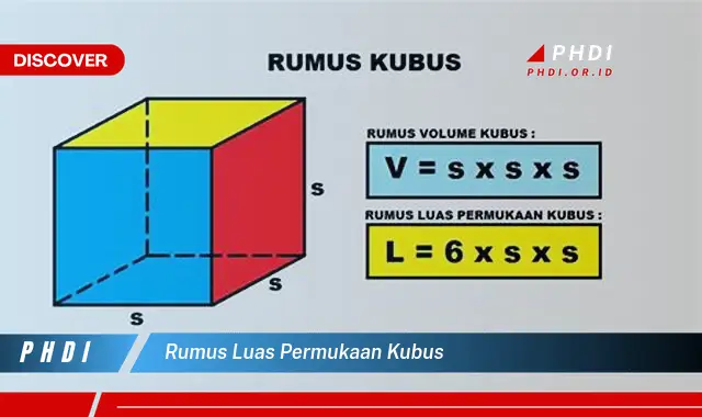 rumus luas permukaan kubus