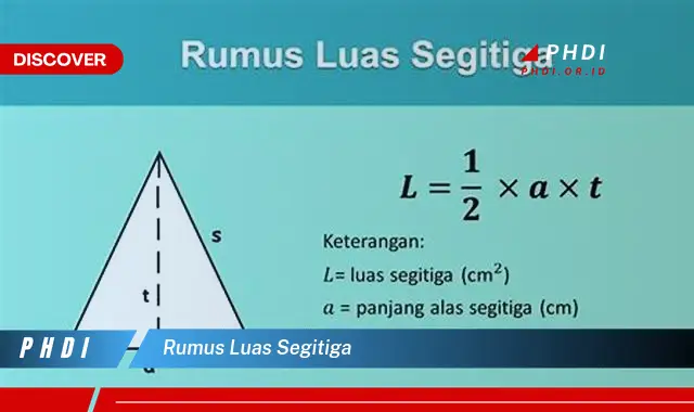 Intip Rumus Luas Segitiga yang Bikin Kamu Penasaran