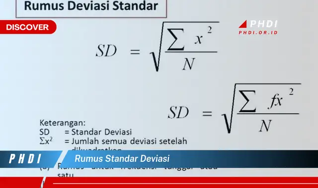 rumus standar deviasi