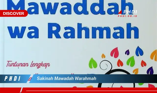 sakinah mawadah warahmah