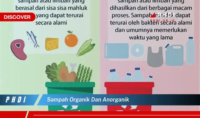 sampah organik dan anorganik