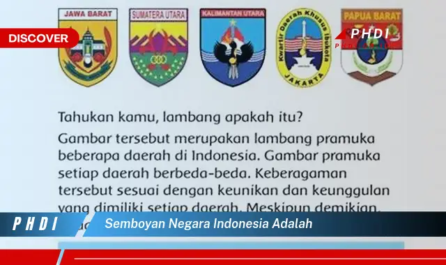 semboyan negara indonesia adalah