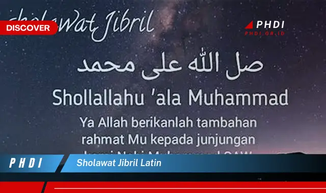 sholawat jibril latin