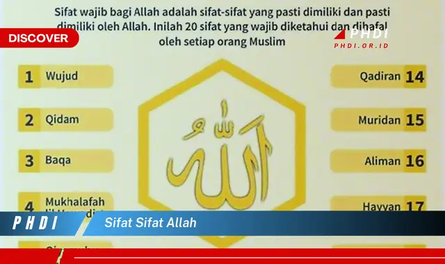 sifat sifat allah