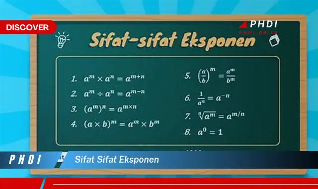 sifat sifat eksponen