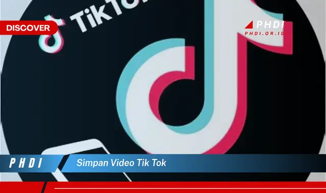 simpan video tik tok