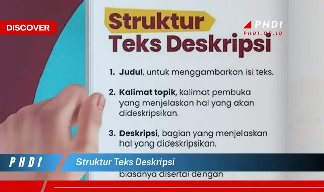 struktur teks deskripsi