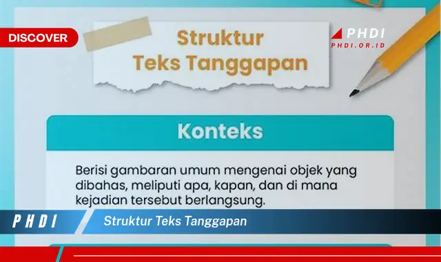 struktur teks tanggapan