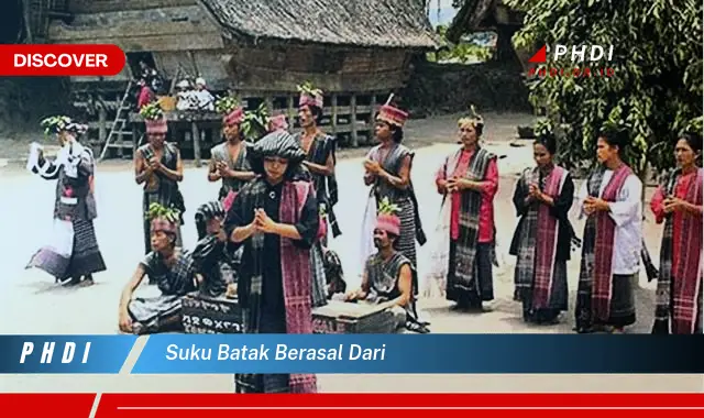 suku batak berasal dari