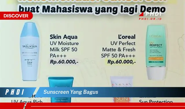 sunscreen yang bagus