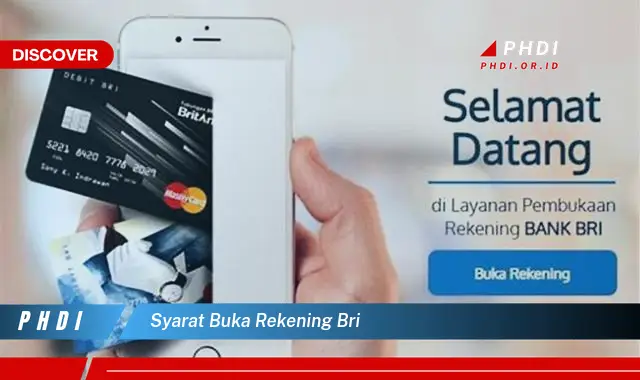 syarat buka rekening bri