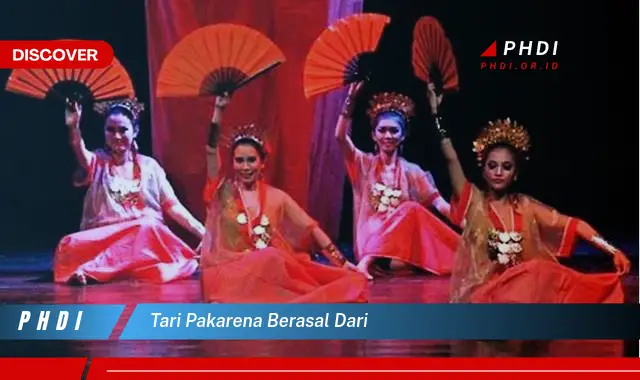 tari pakarena berasal dari