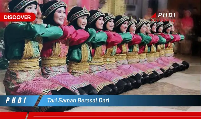 tari saman berasal dari