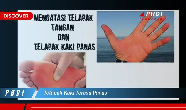 telapak kaki terasa panas