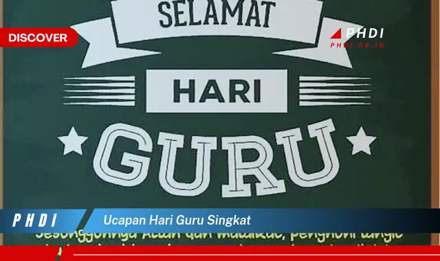 ucapan hari guru singkat