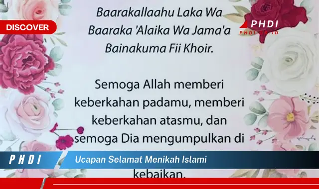 ucapan selamat menikah islami