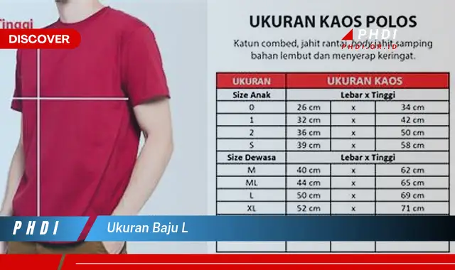 ukuran baju l